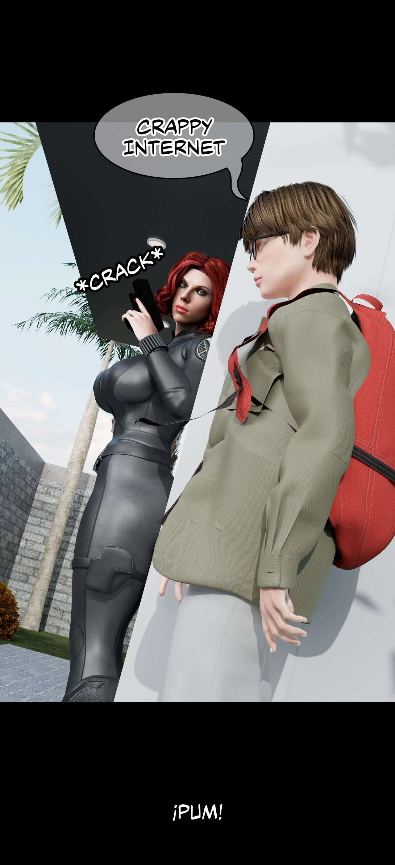 My Neighbor's Widow porn comic picture 45