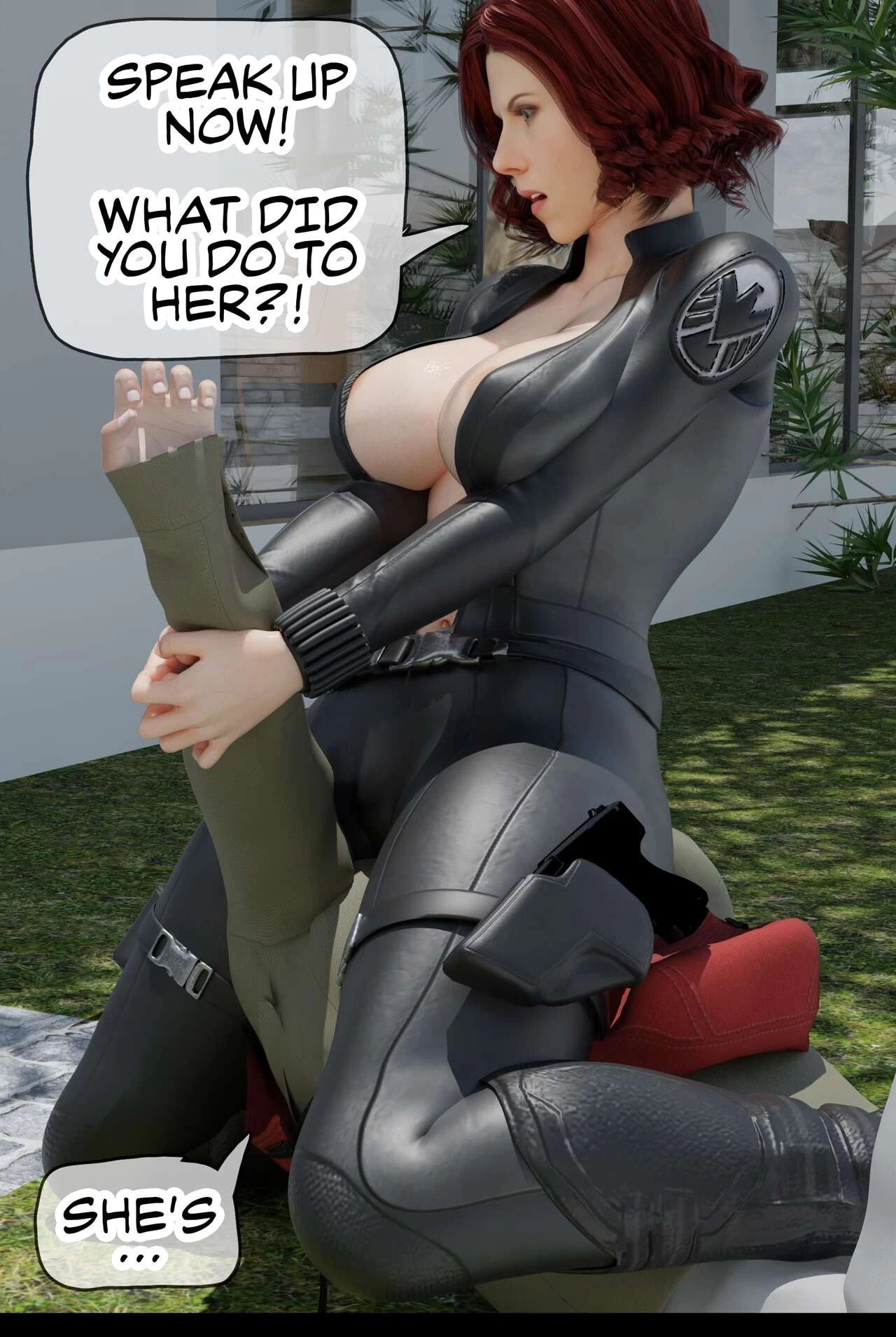 My Neighbor's Widow porn comic picture 60