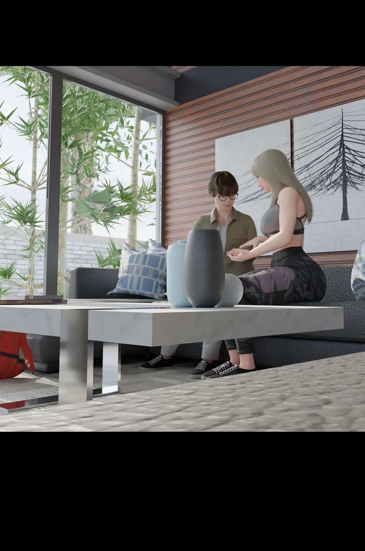 My Neighbor's Widow porn comic picture 68