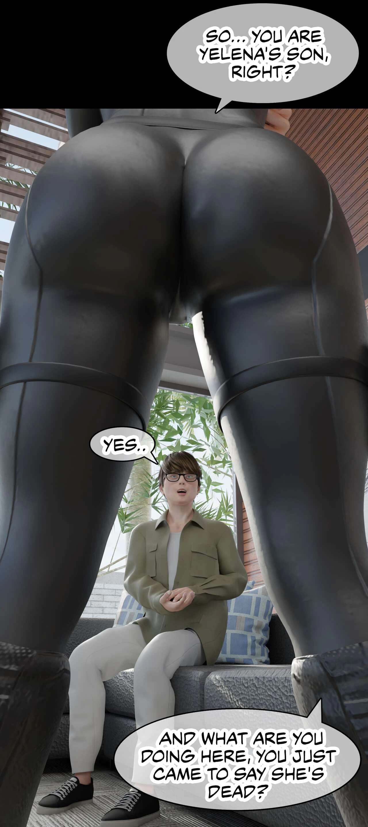 My Neighbor's Widow porn comic picture 78