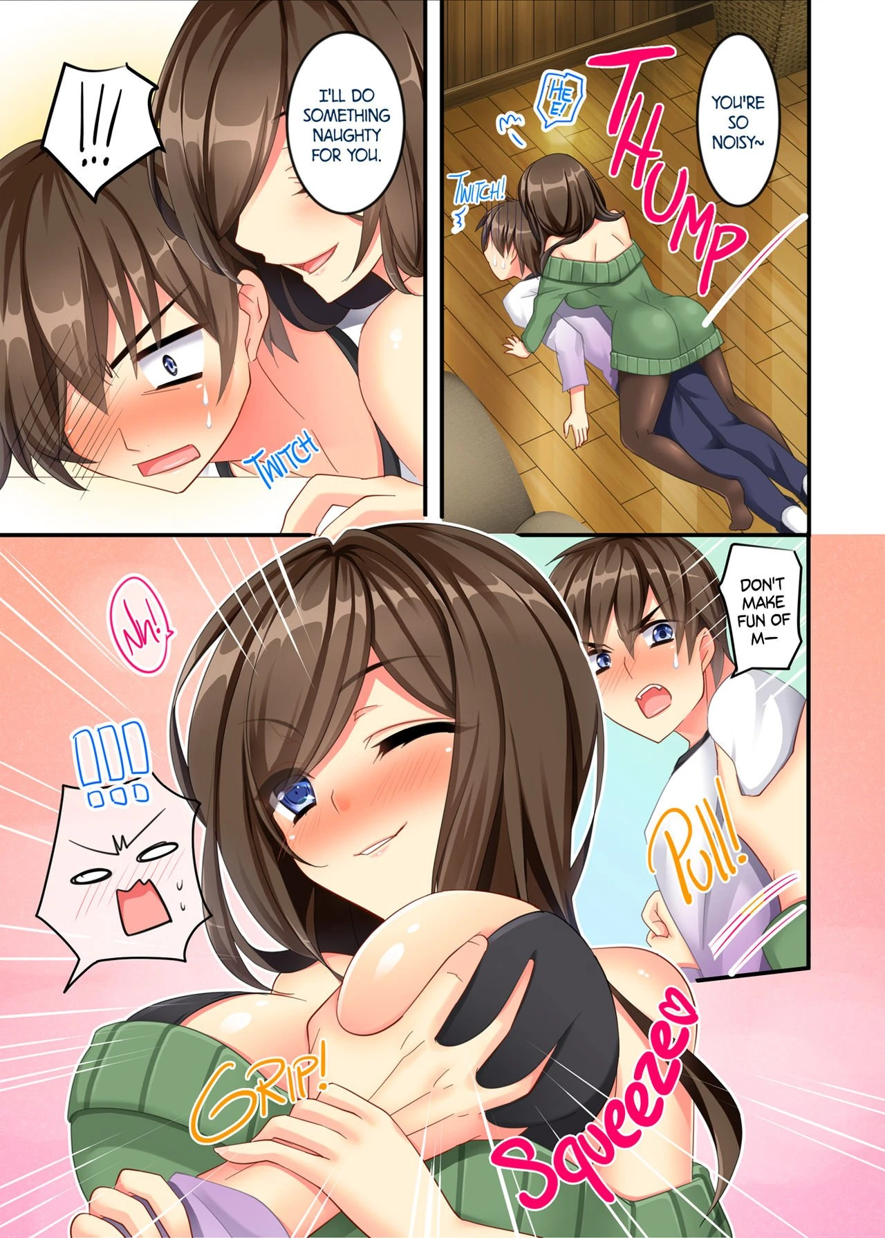 My No-good Sister's Overwhelming Seduction Technique!! | Uchi no Dame Ane ni Osowarete Tajitaji Nan desu ga!? porn comic picture 5