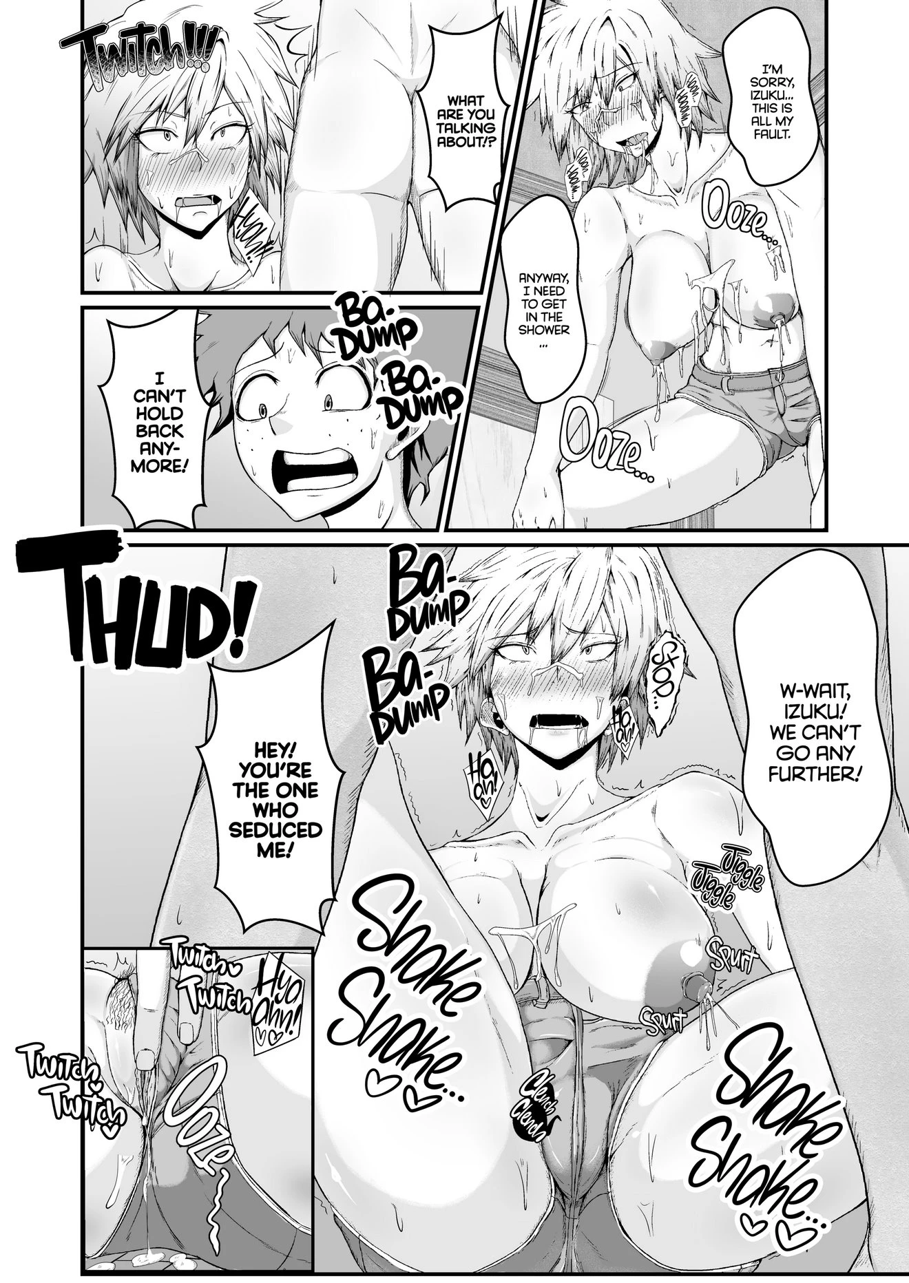 My Secret With Bakugo's Mom porn comic picture 13