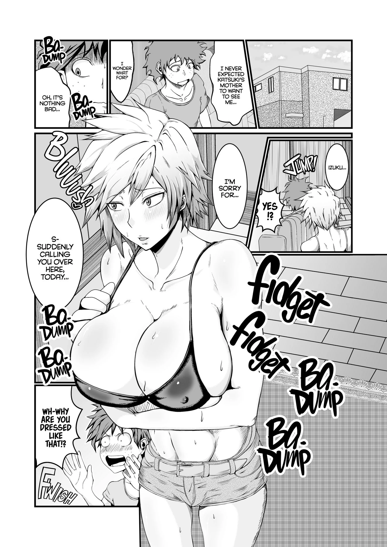My Secret With Bakugo's Mom porn comic picture 3