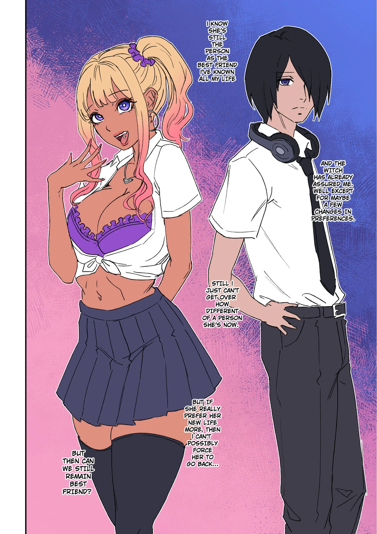 My Shy Best Friend Turned Into a Gal Girl and Wants Me to Fuck Her porn comic picture 15