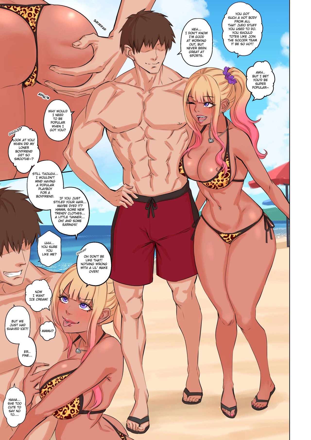 My Shy Best Friend Turned Into a Gal Girl and Wants Me to Fuck Her porn comic picture 33