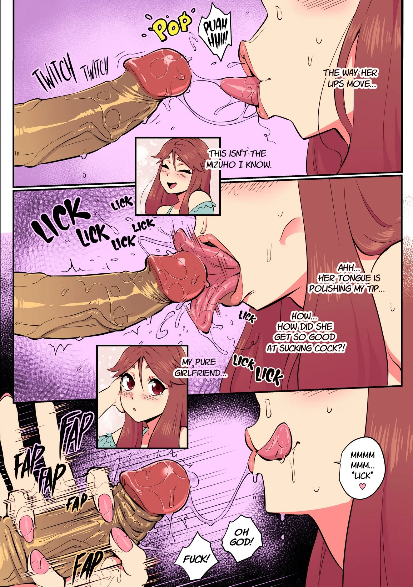 My Shy Girlfriend is a Blowjob Expert!? porn comic picture 4