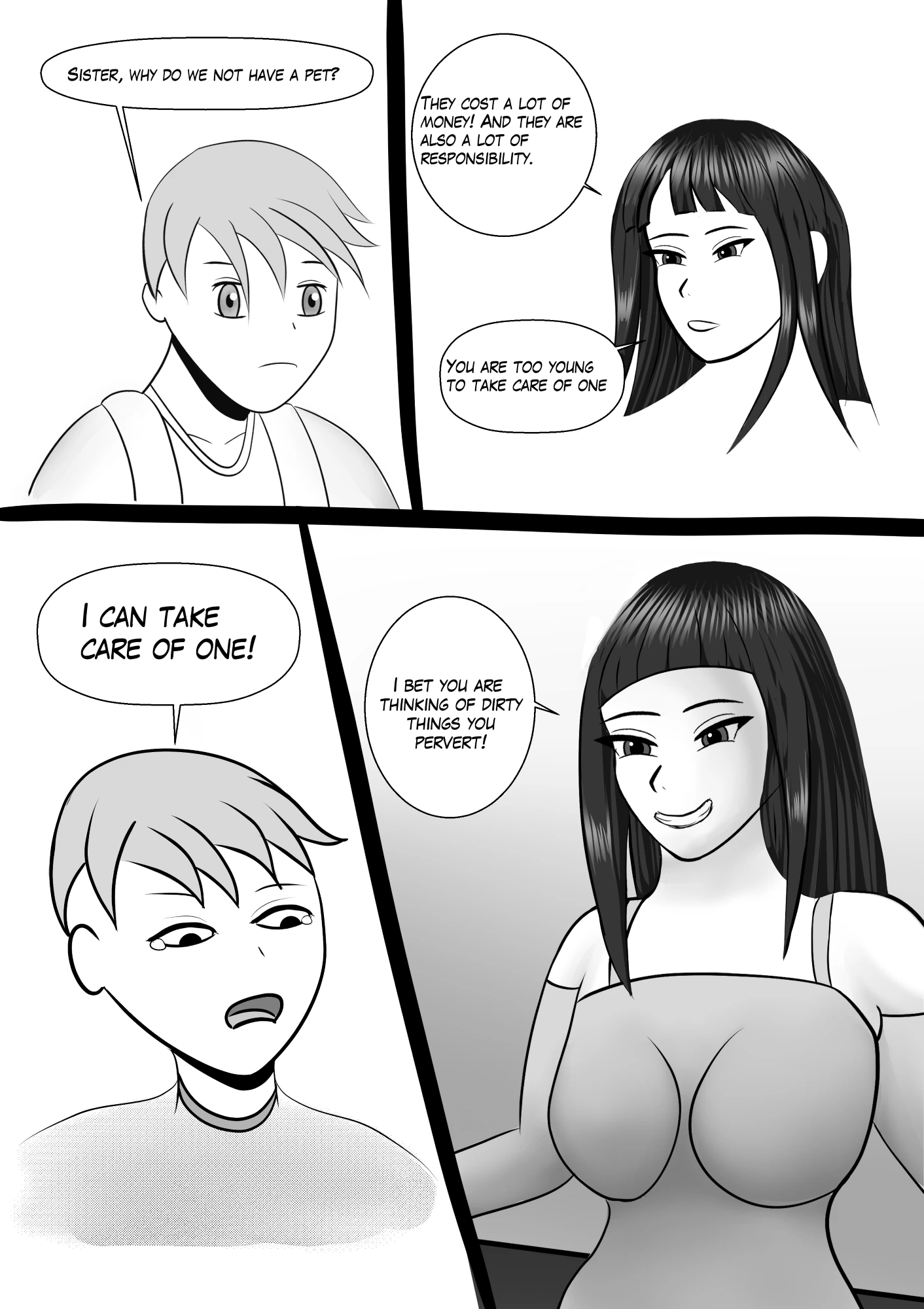 My Sister is My Pet porn comic picture 5