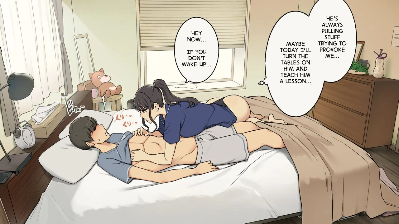 My Usually Calm and Gentle Girlfriend Spends a Whole Day on the Attack porn comic picture 2