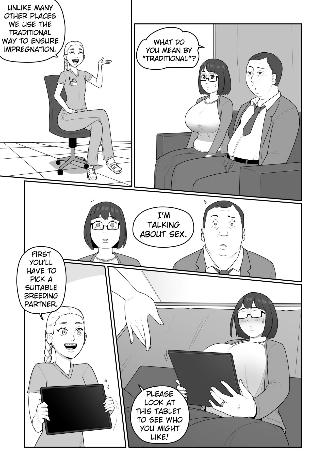 My Wife's Breeding Partner porn comic picture 5