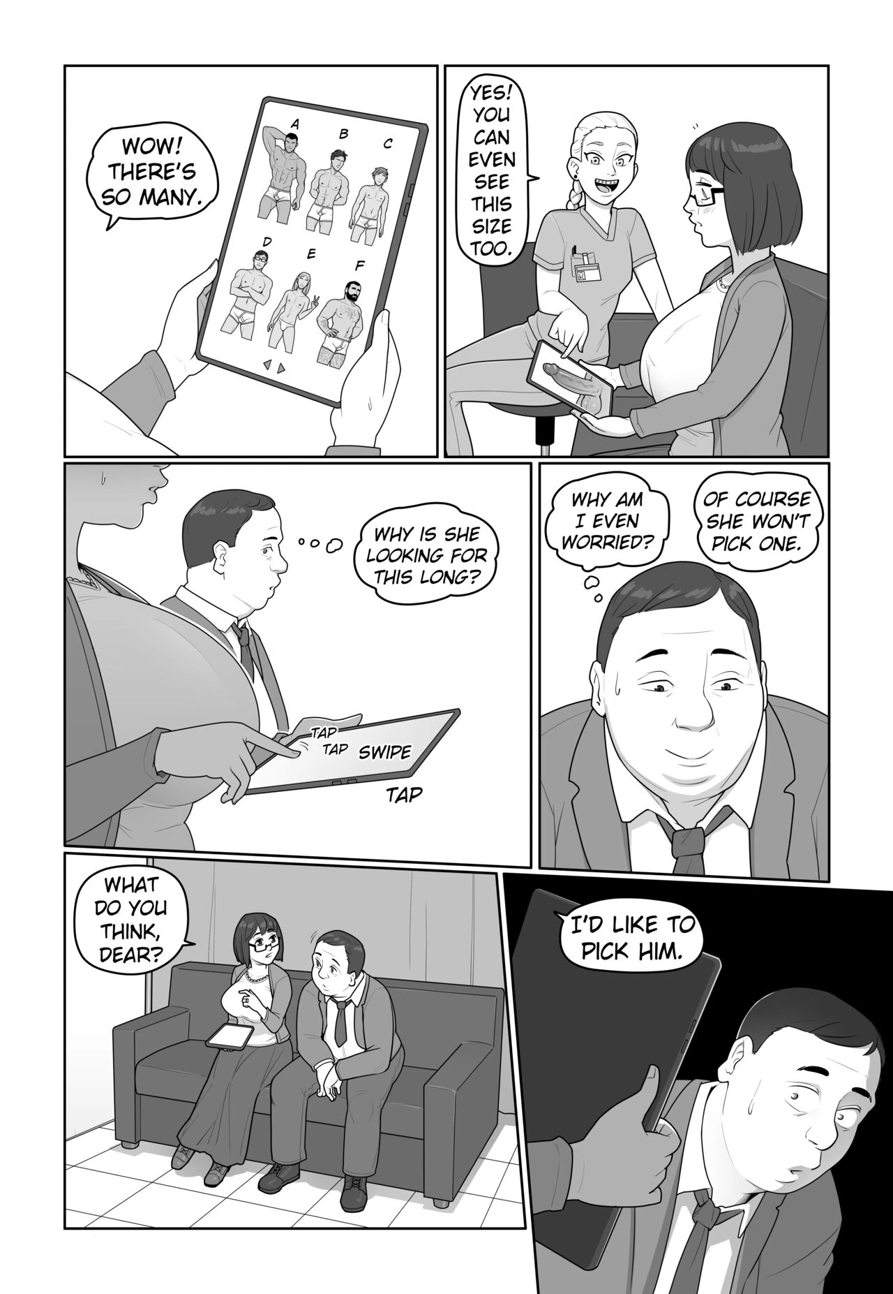 My Wife's Breeding Partner porn comic picture 6