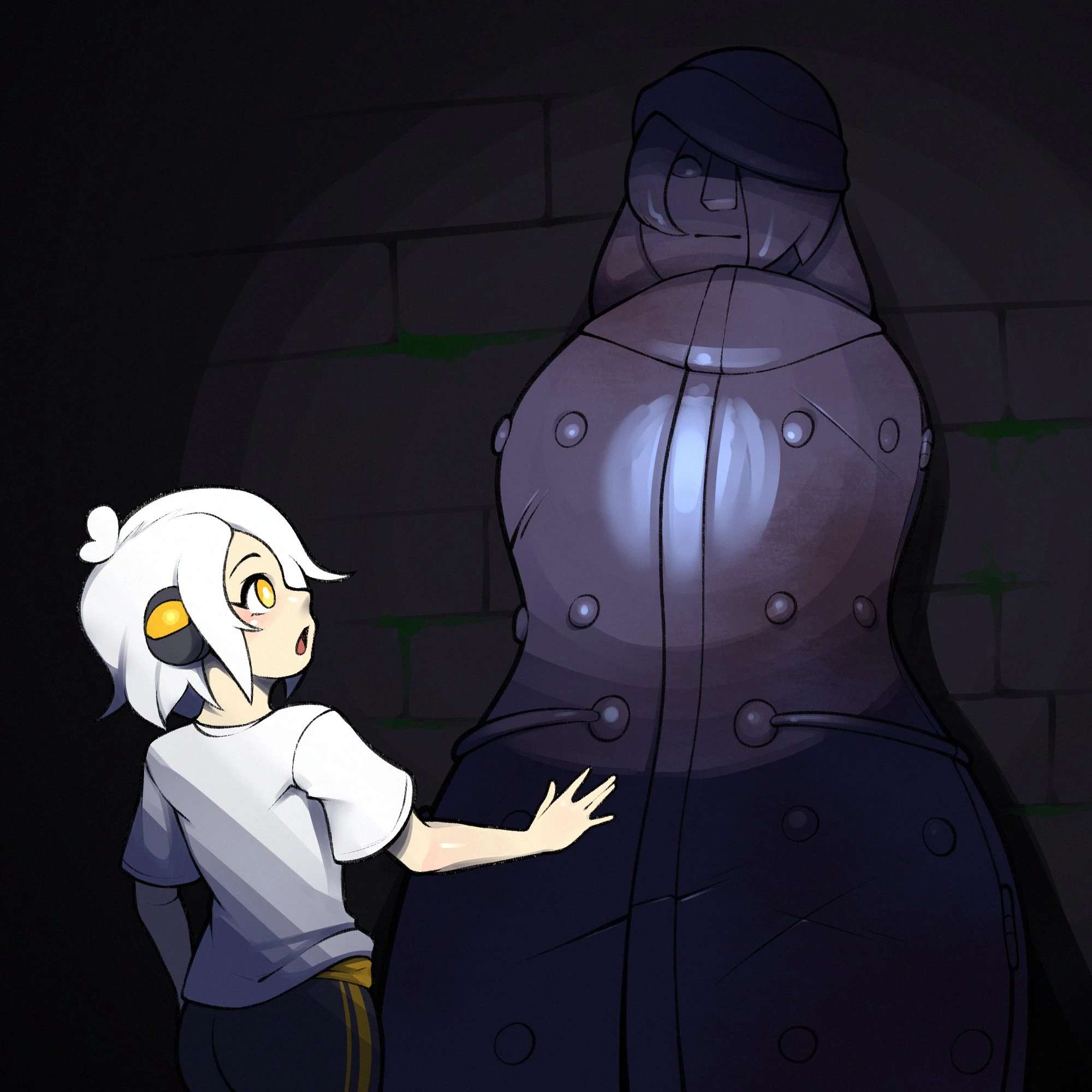 Mysterious statue porn comic picture 1