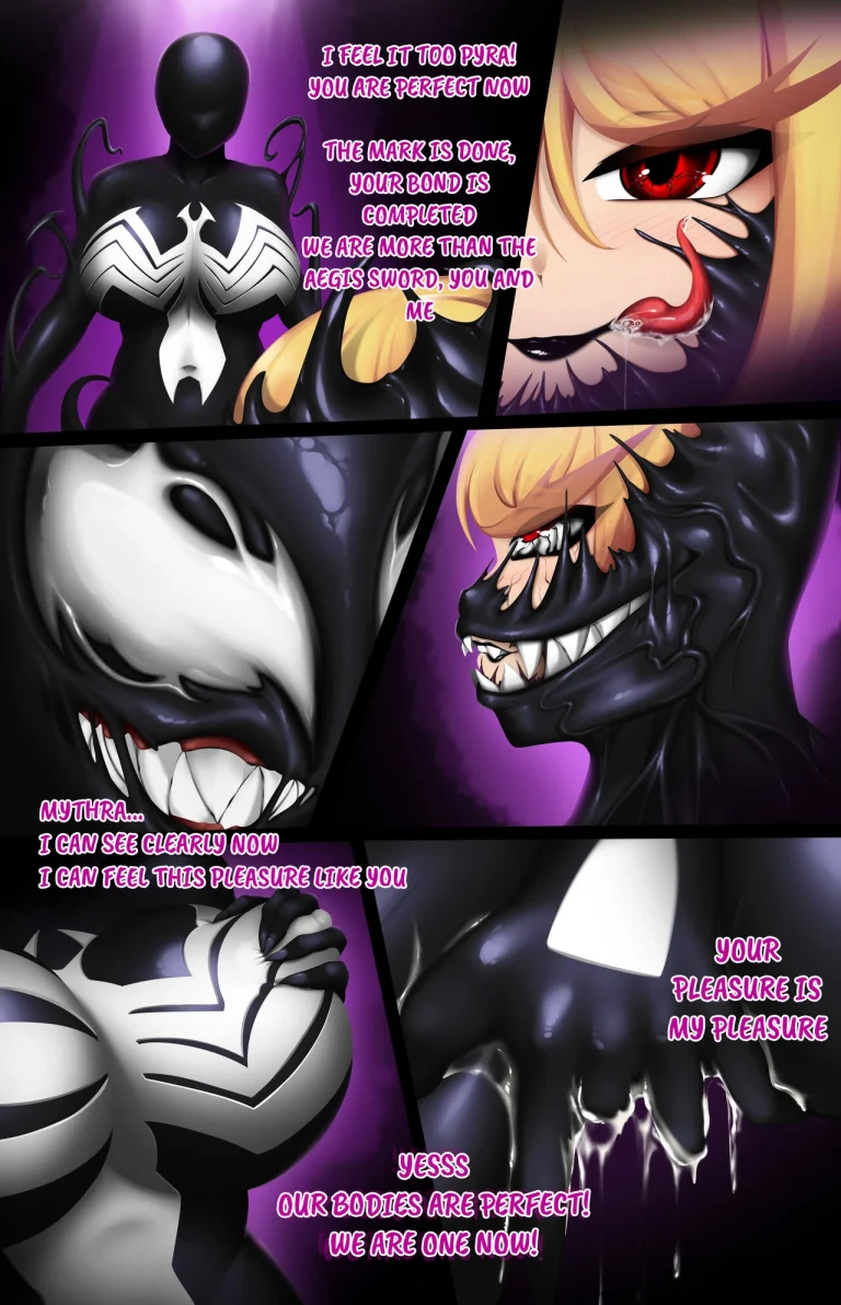 Mythra x Pyra Venom porn comic picture 11