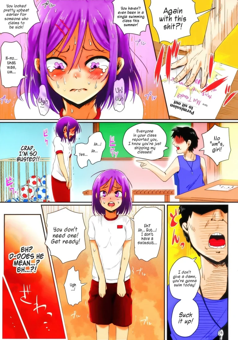 Naked Swimming Class!! porn comic picture 4