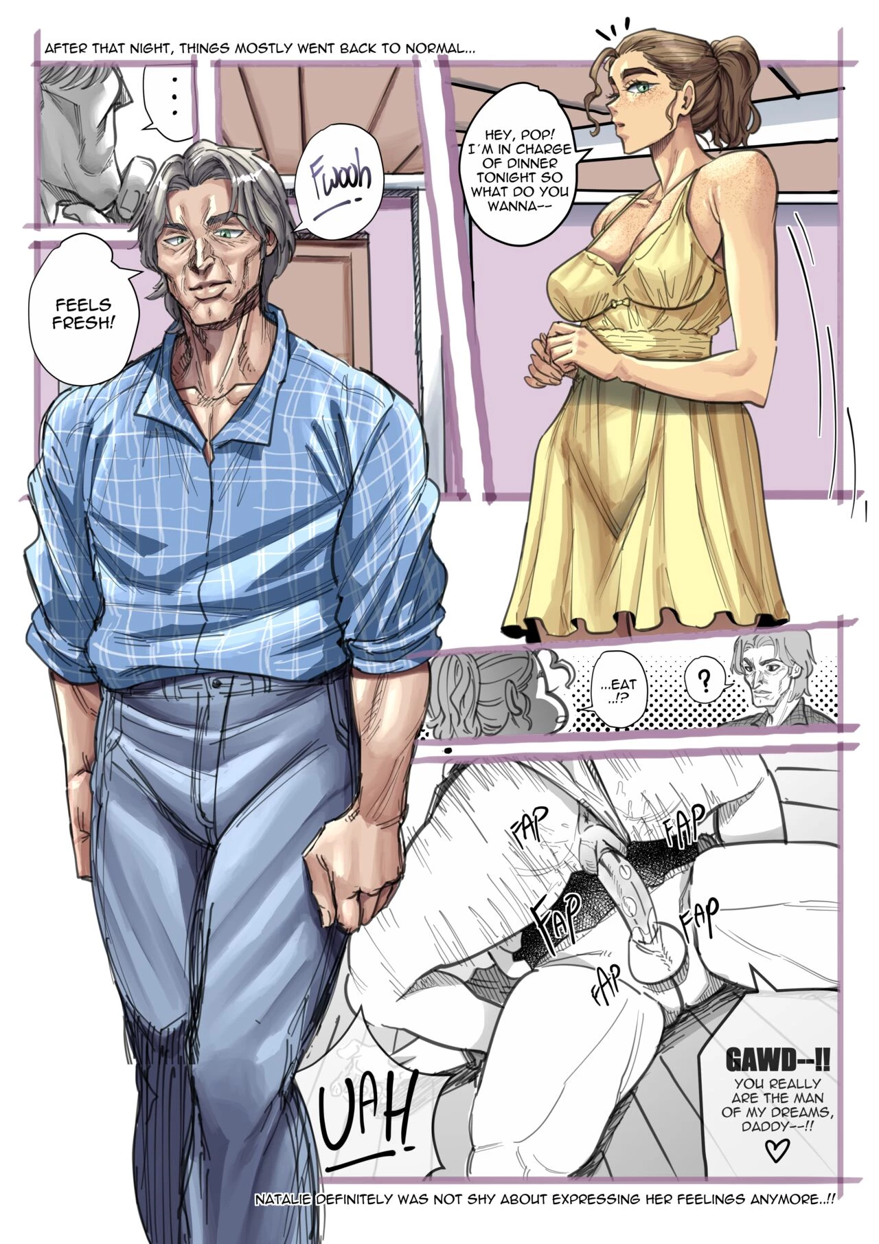 Natalie's Tune Up porn comic picture 17