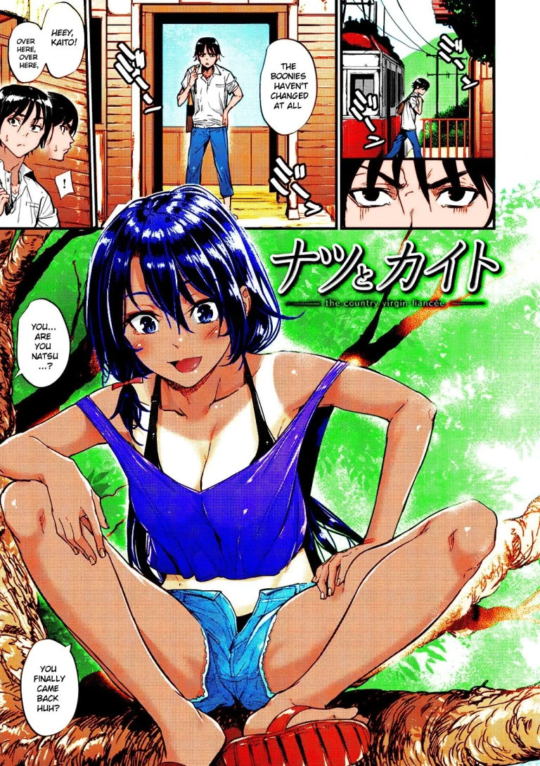 Natsu to Kaito - the country virgin fiancée (colored) porn comic picture 1