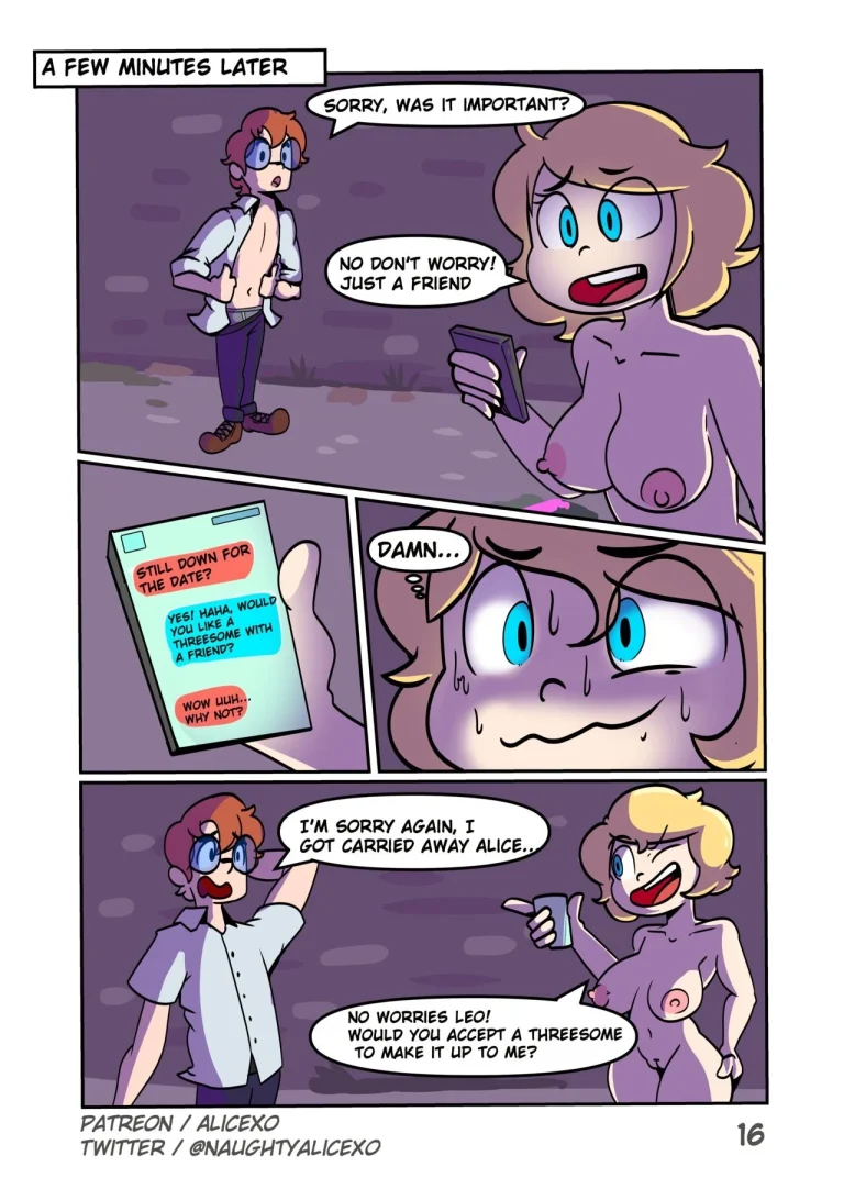 Naughty Alice porn comic picture 16