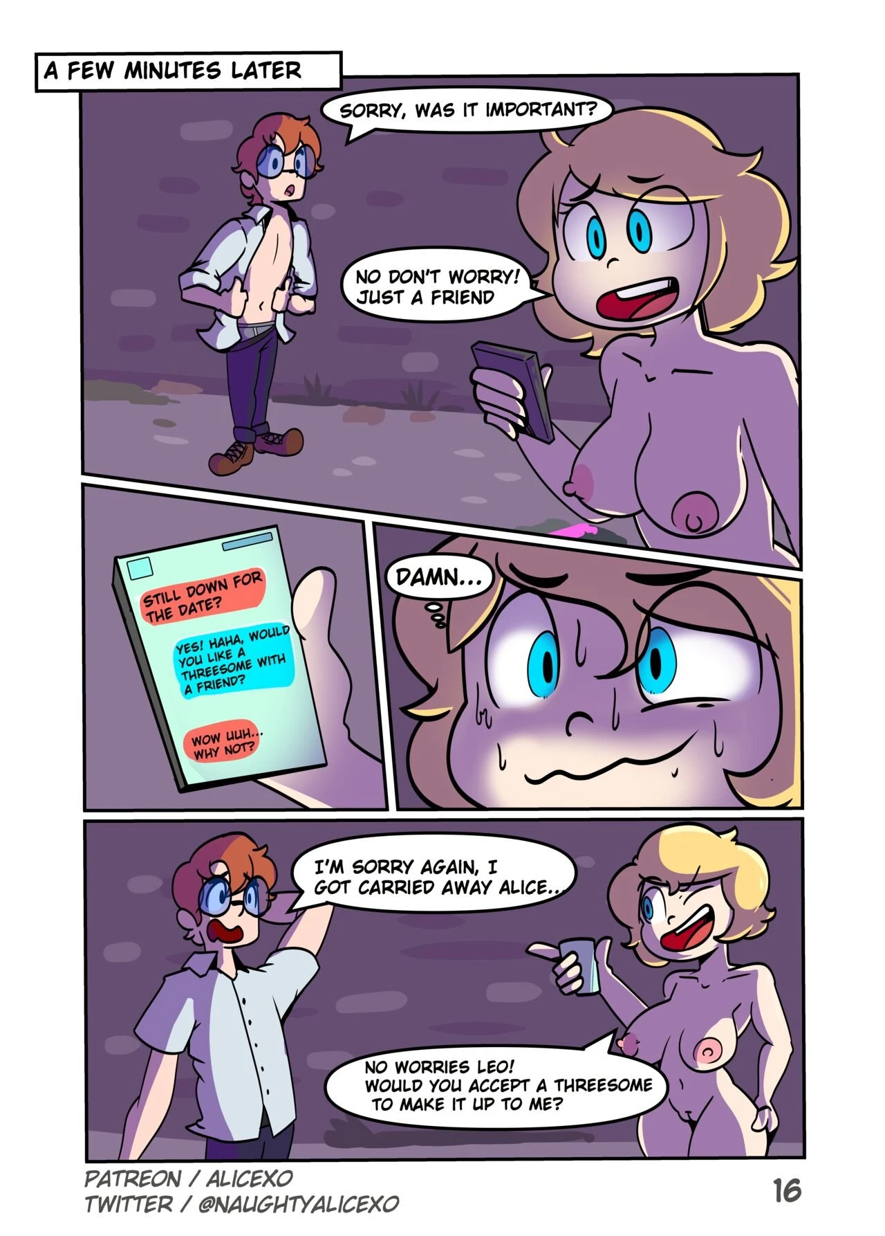 Naughty Alice porn comic picture 16