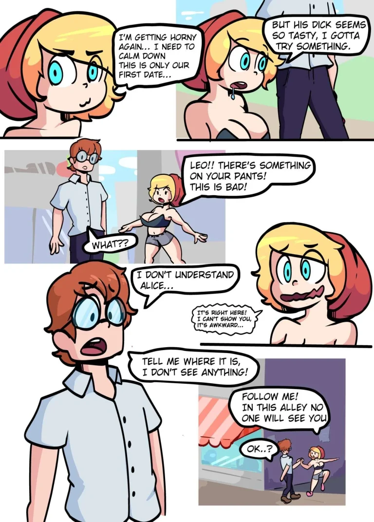 Naughty Alice porn comic picture 9