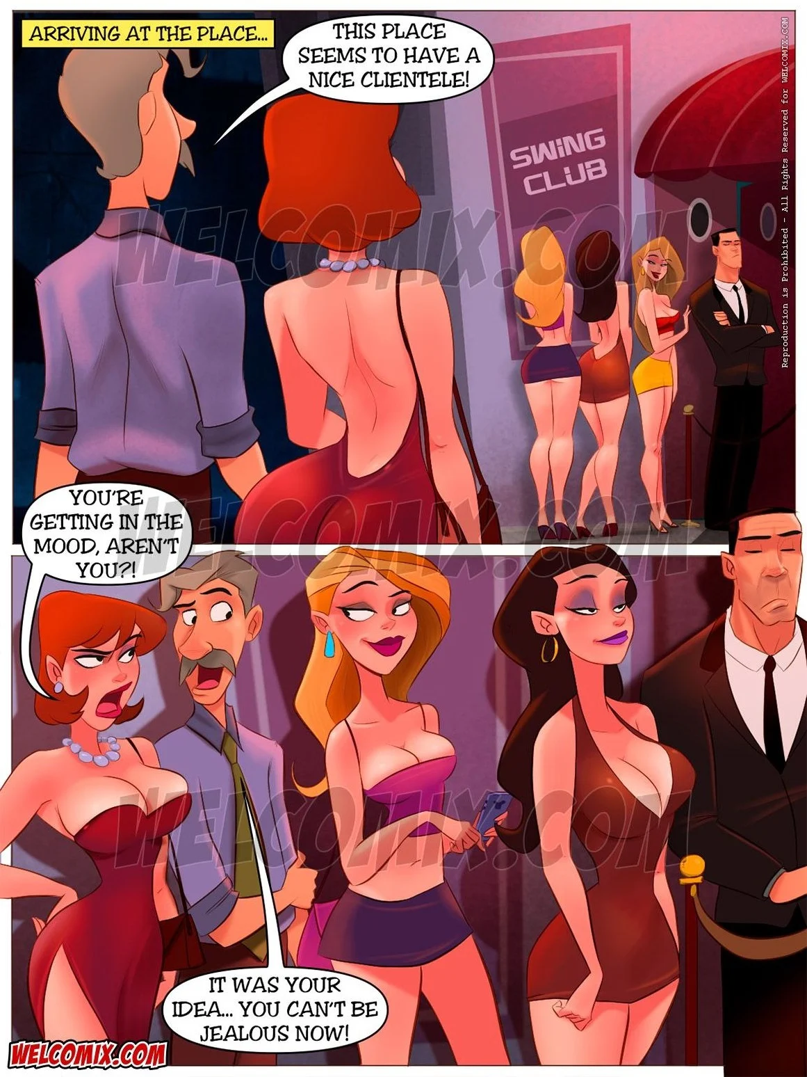 Naughty Fam 18- Night At Swing Club porn comic picture 4