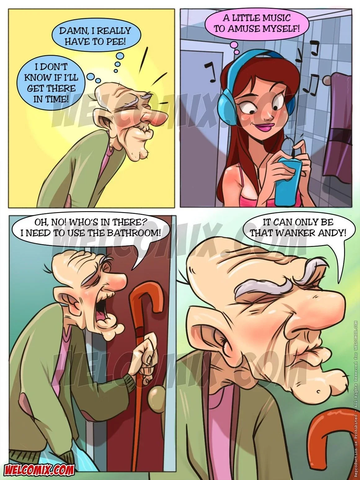 Naughty Fam 3 - Old Man Knows Whats Good porn comic picture 2