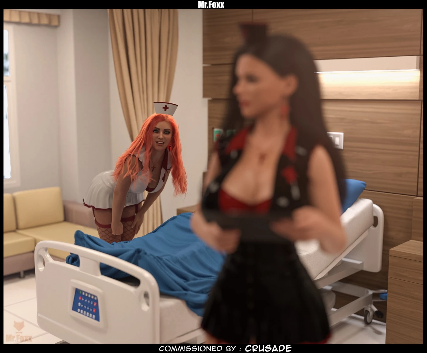Naughty Nurses porn comic picture 7