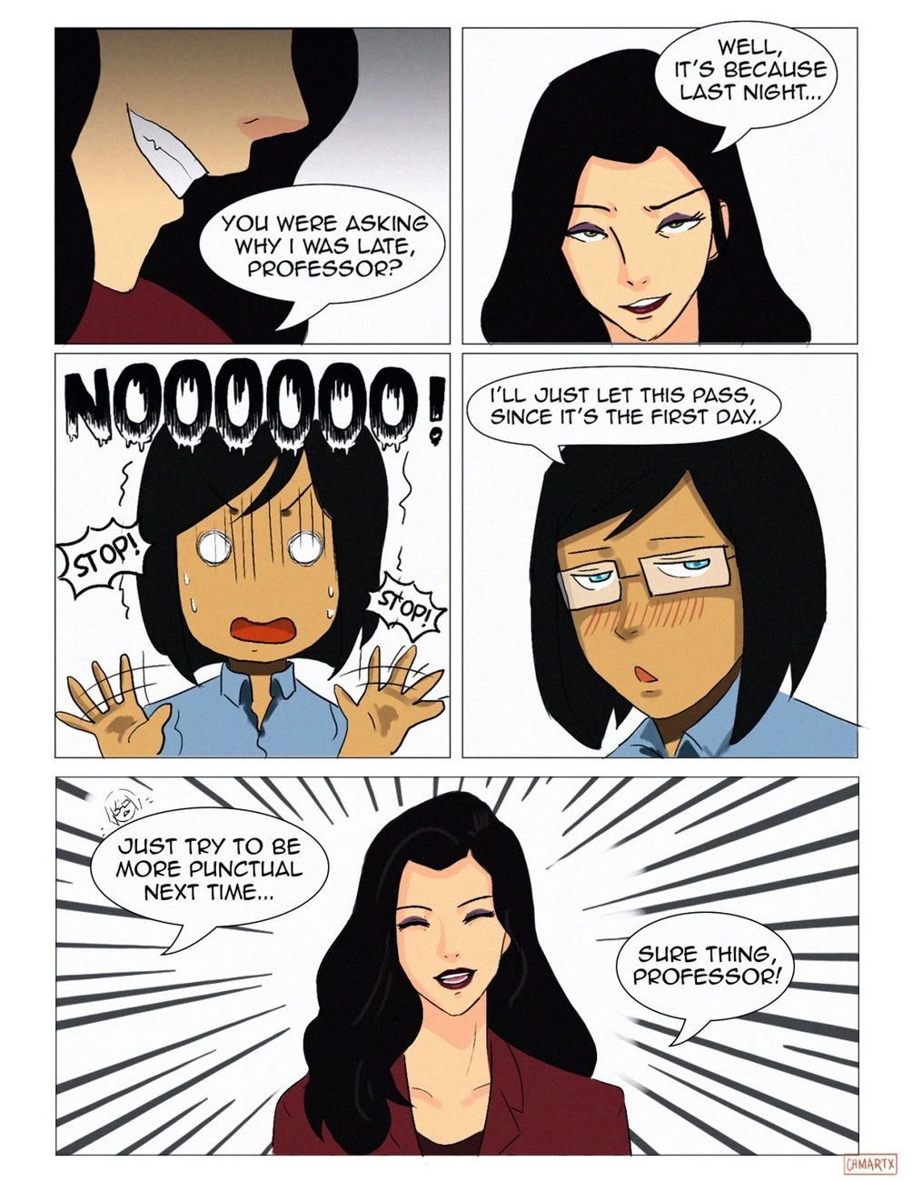 Naughty Student porn comic picture 9