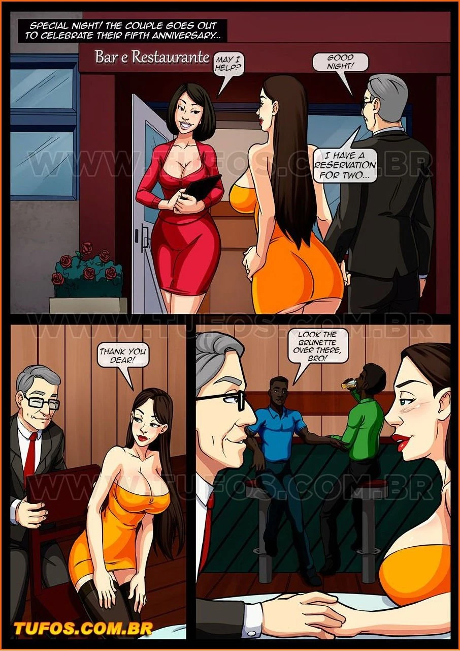 Negroludos 2 - Wedding anniversary porn comic picture 2
