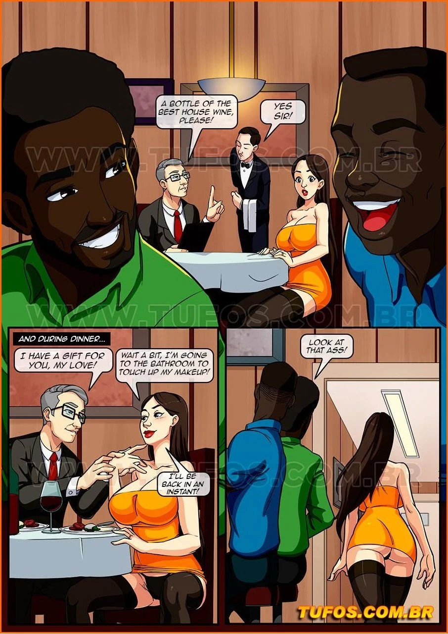 Negroludos 2 - Wedding anniversary porn comic picture 3