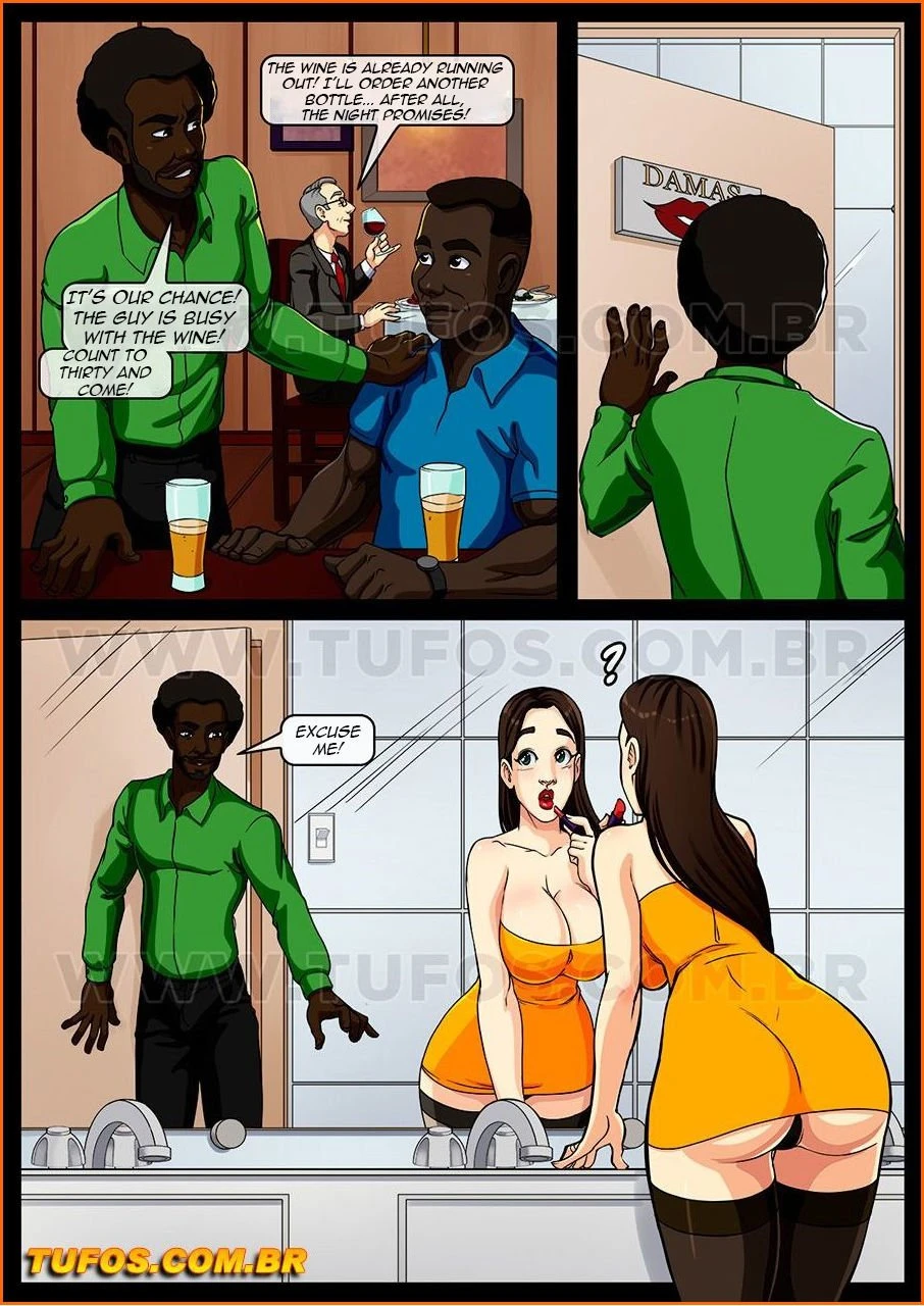 Negroludos 2 - Wedding anniversary porn comic picture 4