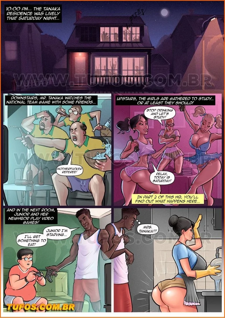 Negroludos 5 - My son's black friend porn comic picture 2