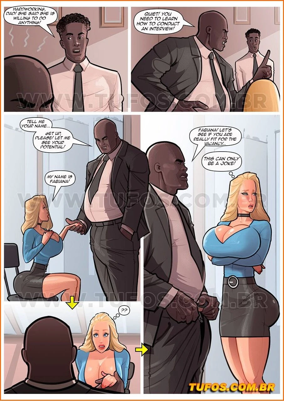 Negroludos 7 - Job Interview porn comic picture 6