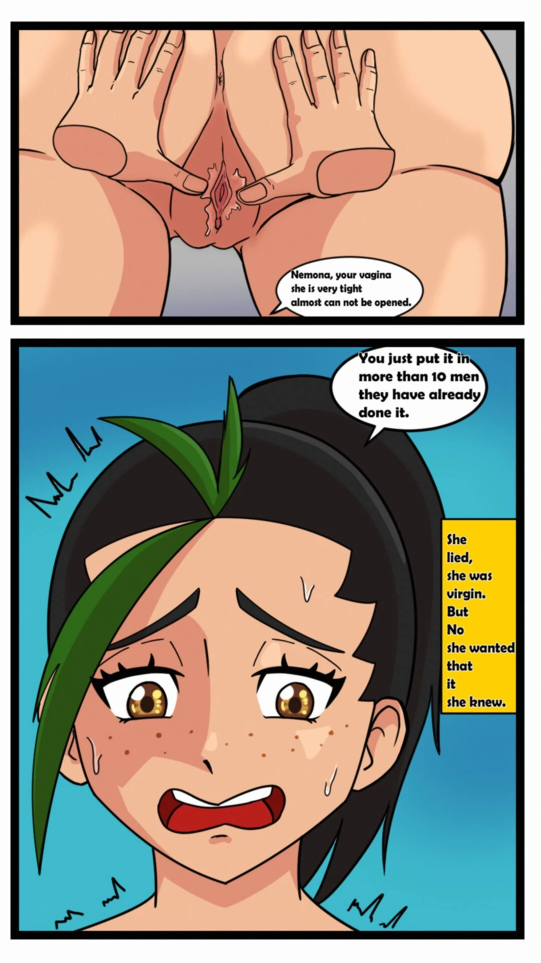 Nemona, champion heart porn comic picture 17