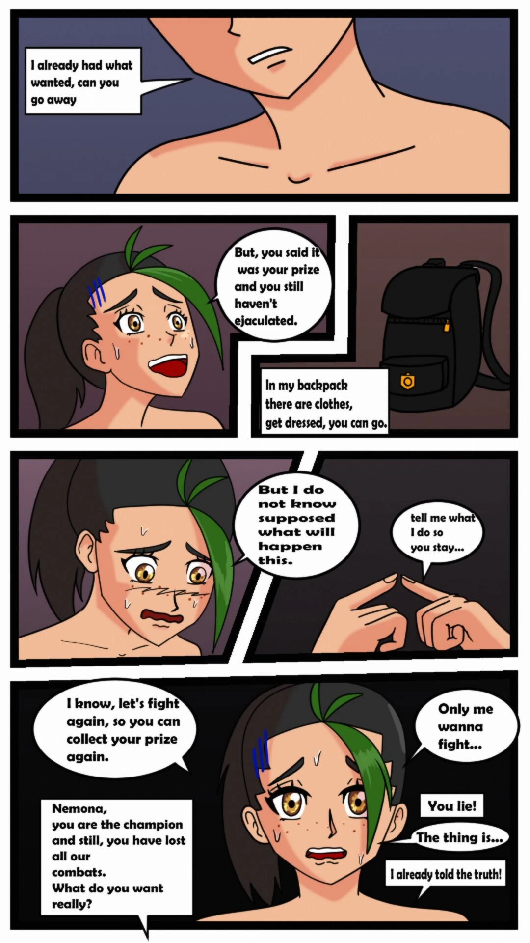 Nemona, champion heart porn comic picture 26