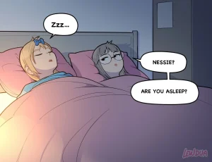 Nessie does not wake up porn comic picture 1
