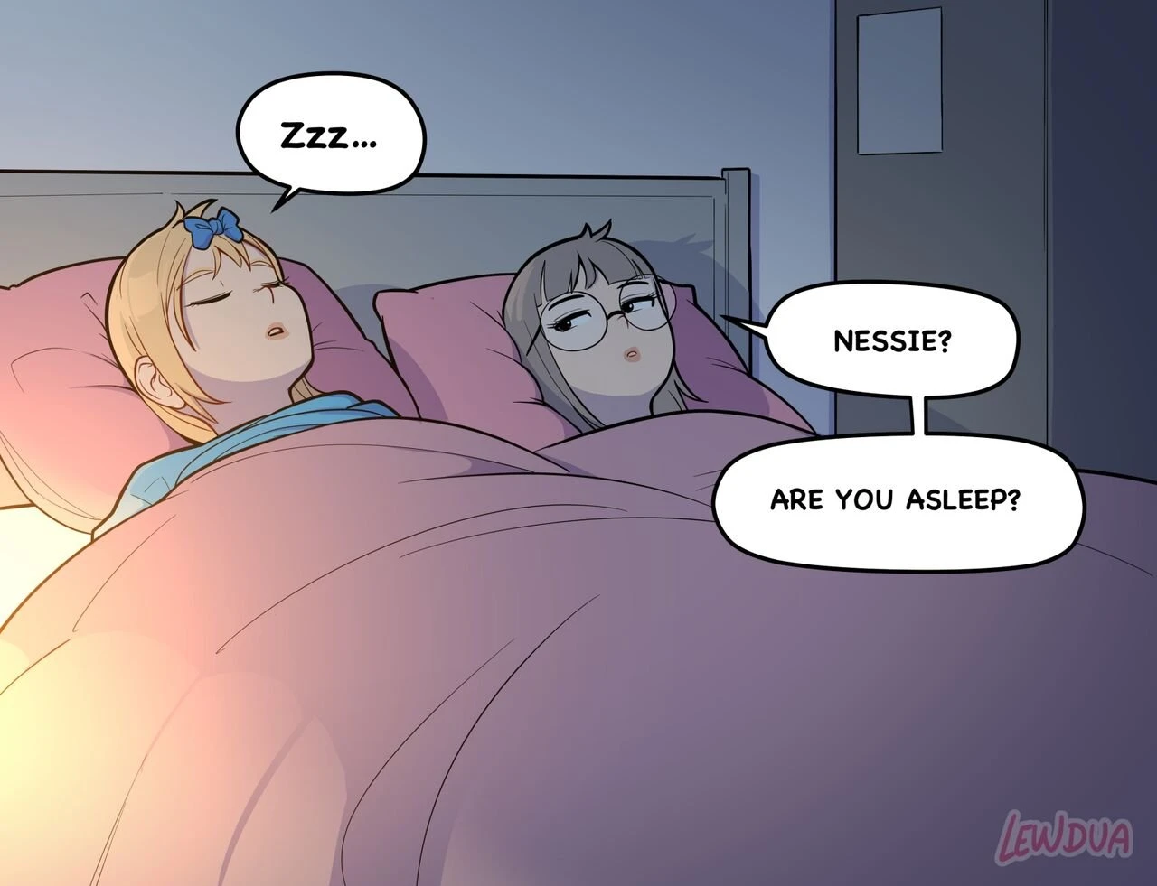 Nessie does not wake up porn comic picture 34