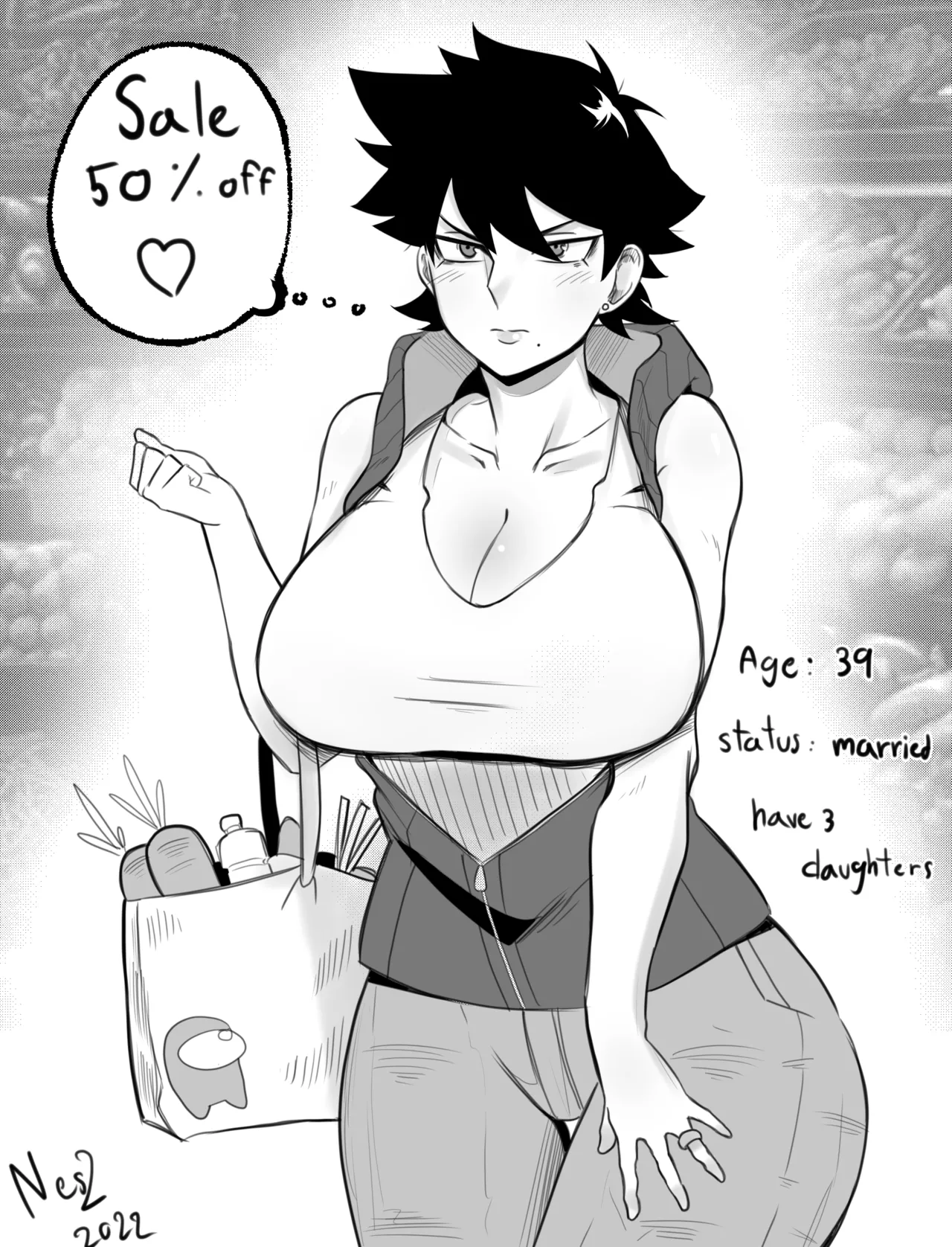 [Nesz] MILF Tomboy (OC) porn comic picture 1