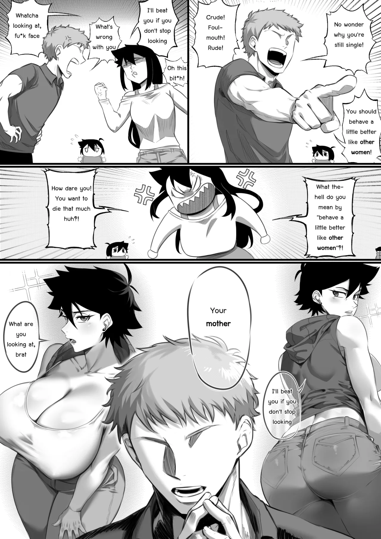 [Nesz] MILF Tomboy (OC) porn comic picture 28