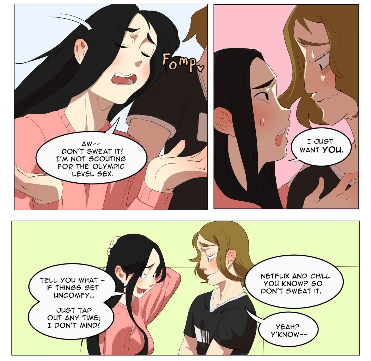 Netflix & Anxiety porn comic picture 3