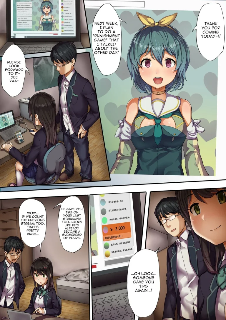 Netorare During Live Streaming porn comic picture 2