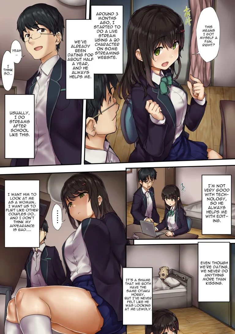 Netorare During Live Streaming porn comic picture 3