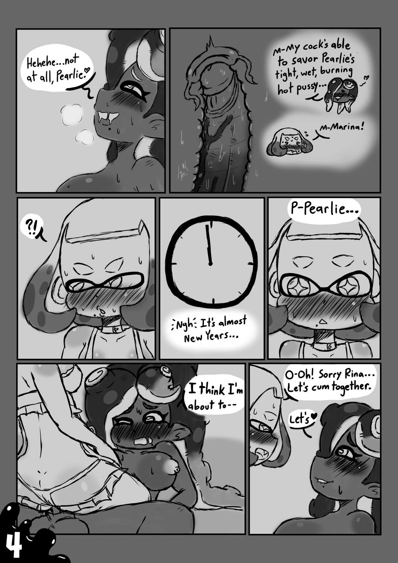 New Years porn comic picture 4