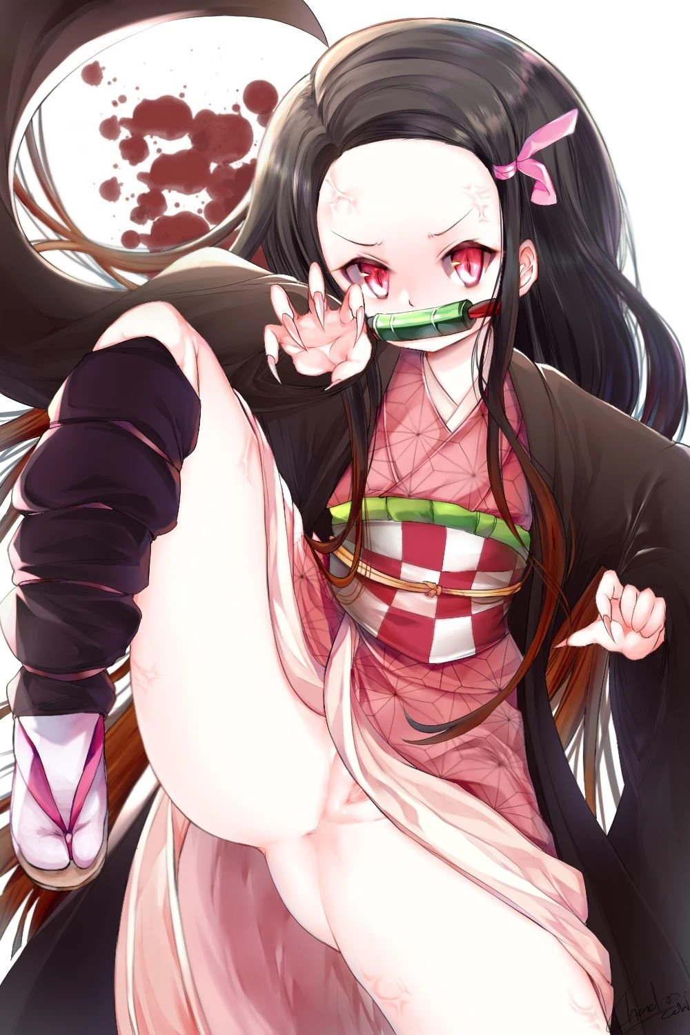 Nezuko porn comic picture 14
