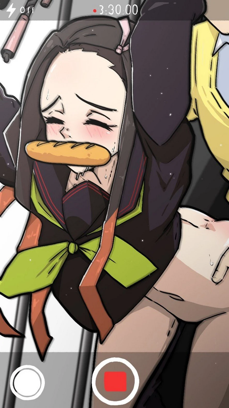 Nezuko porn comic picture 26