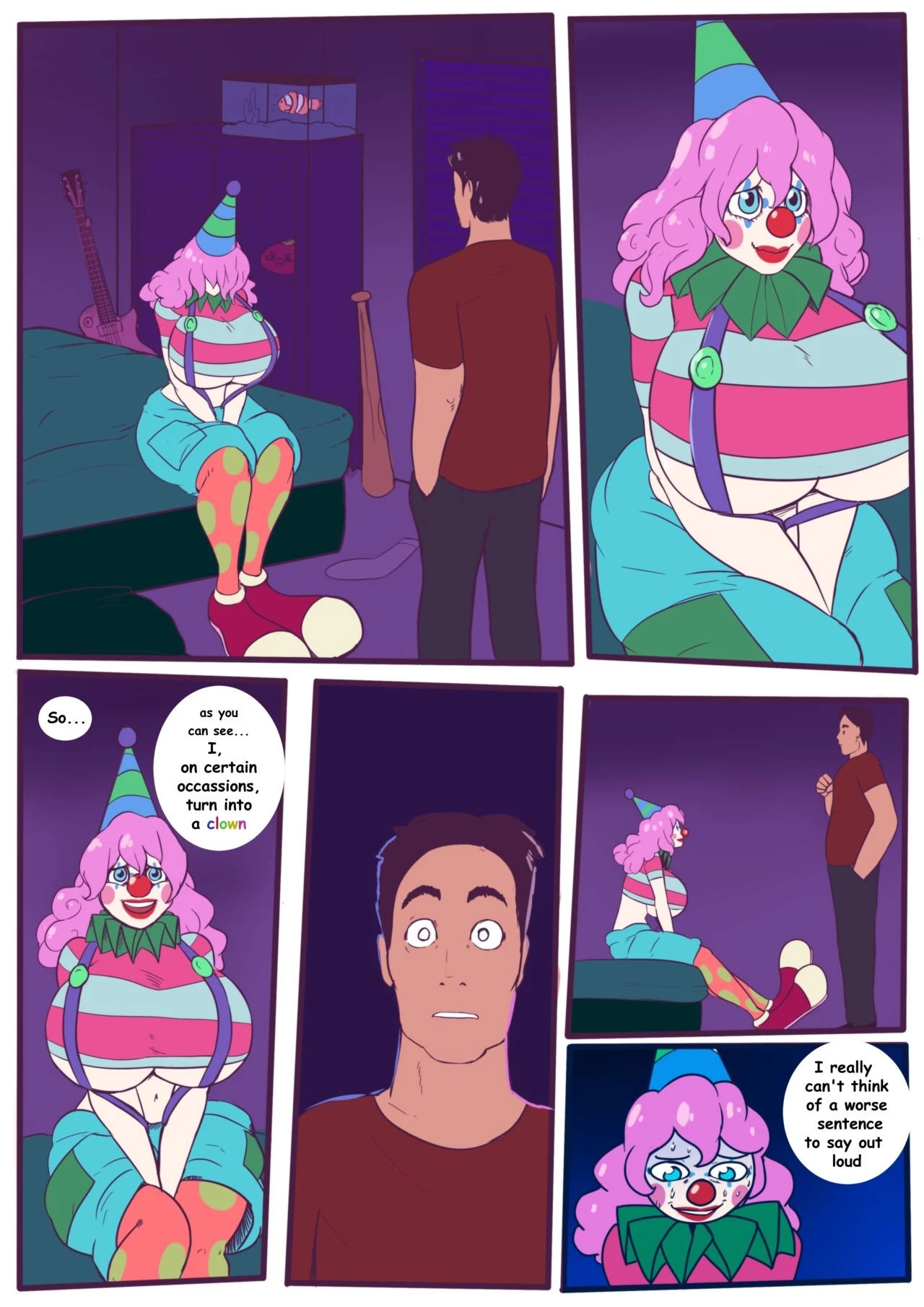 Nickels the clown porn comic picture 12