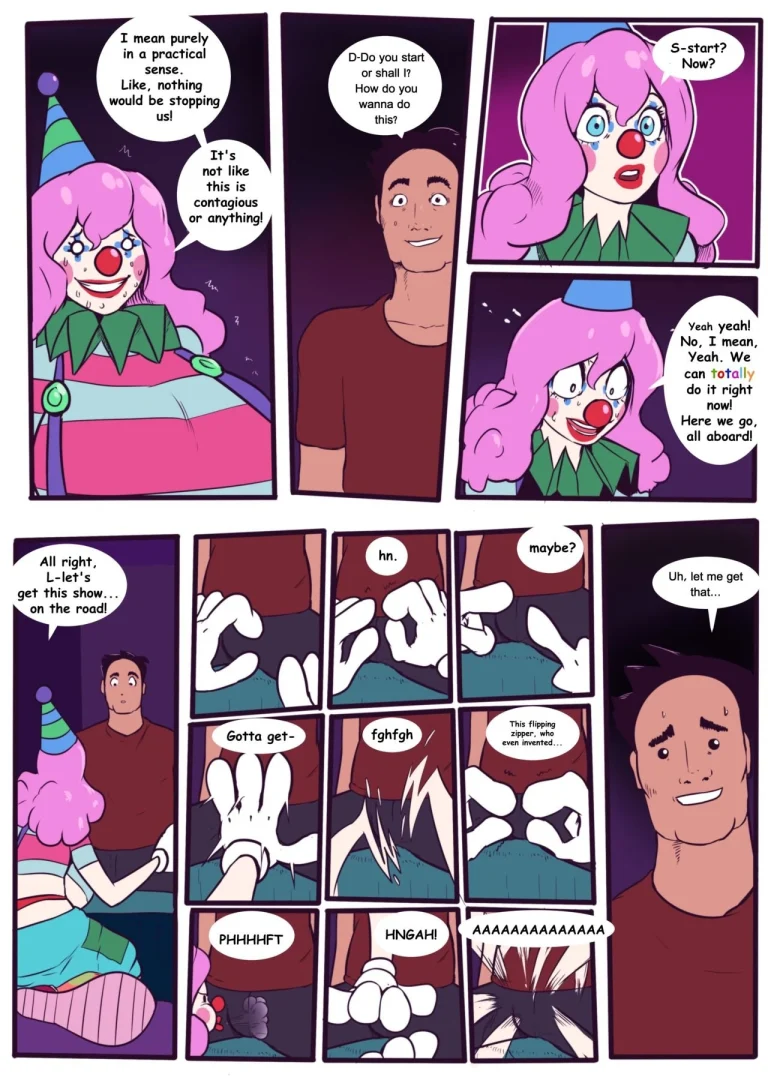 Nickels the clown porn comic picture 15