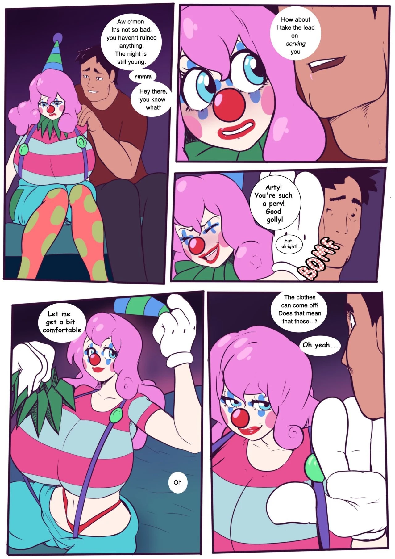 Nickels the clown porn comic picture 18