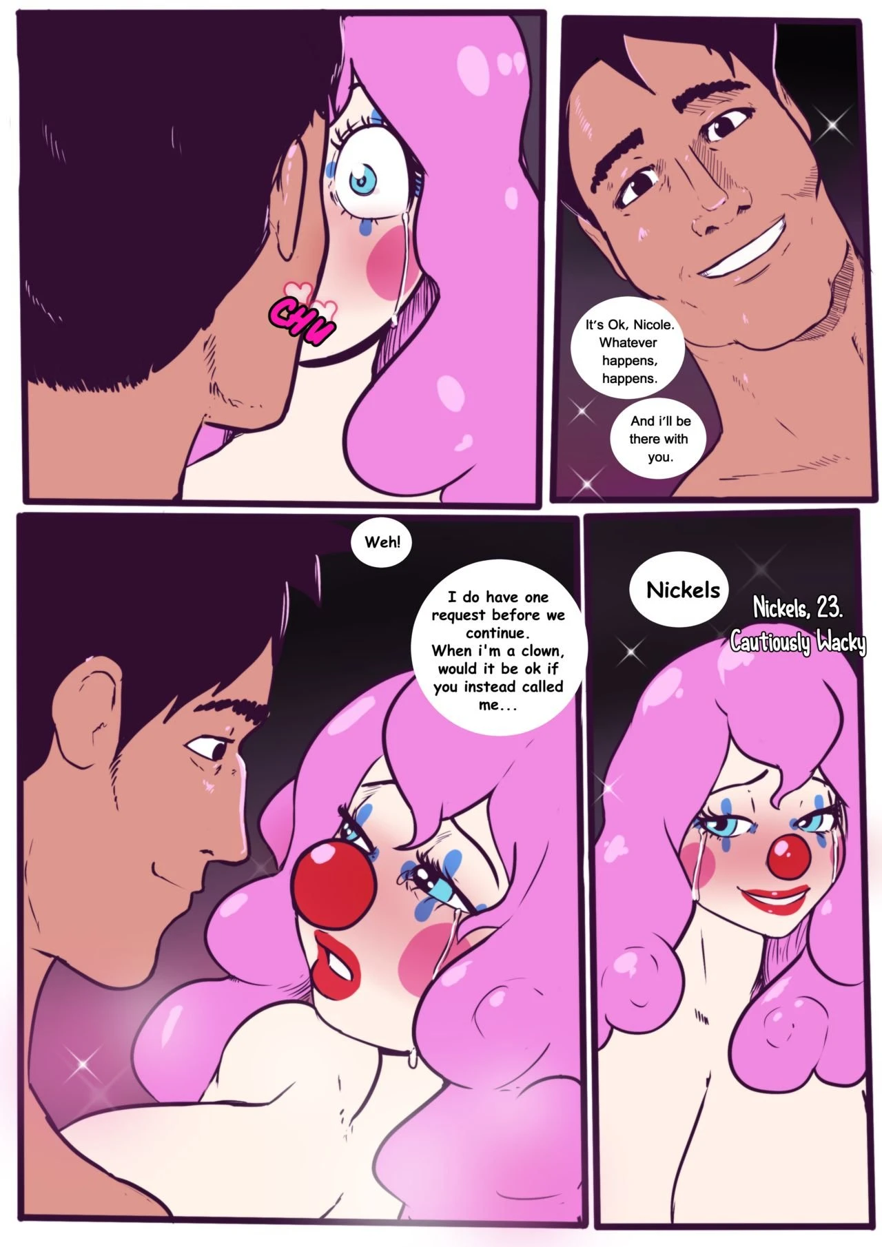 Nickels the clown porn comic picture 28