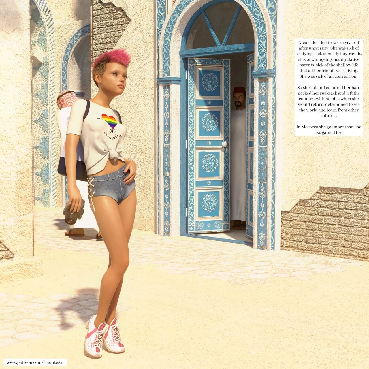 Nicole in Marocco porn comic picture 2