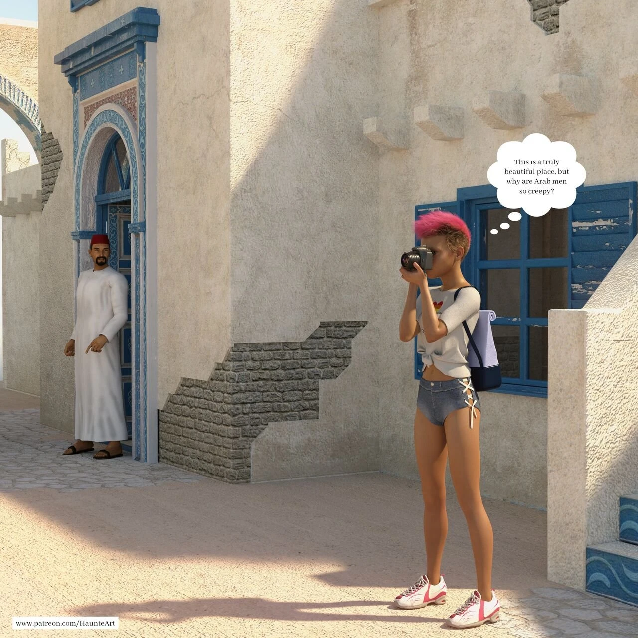 Nicole in Marocco porn comic picture 3