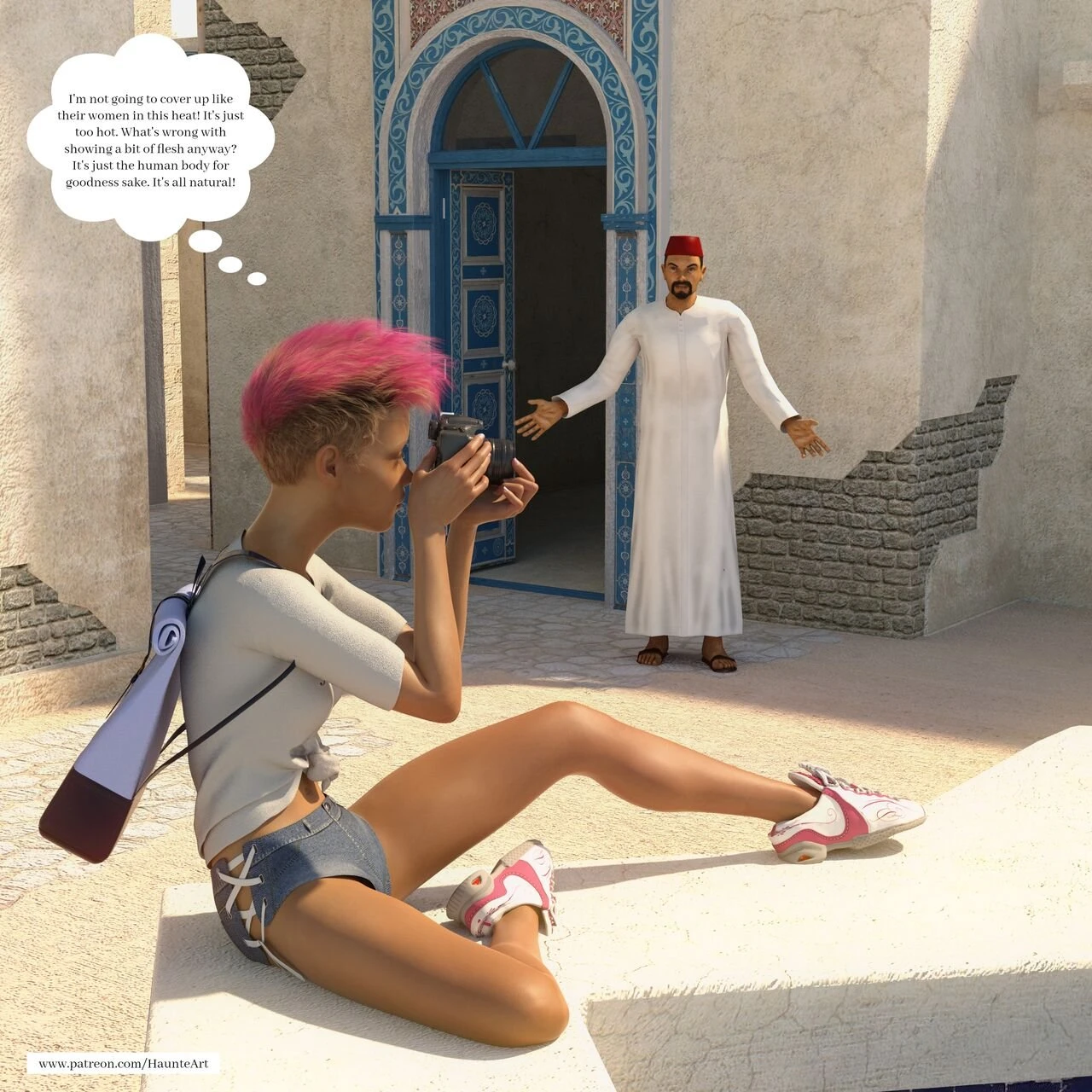 Nicole in Marocco porn comic picture 5